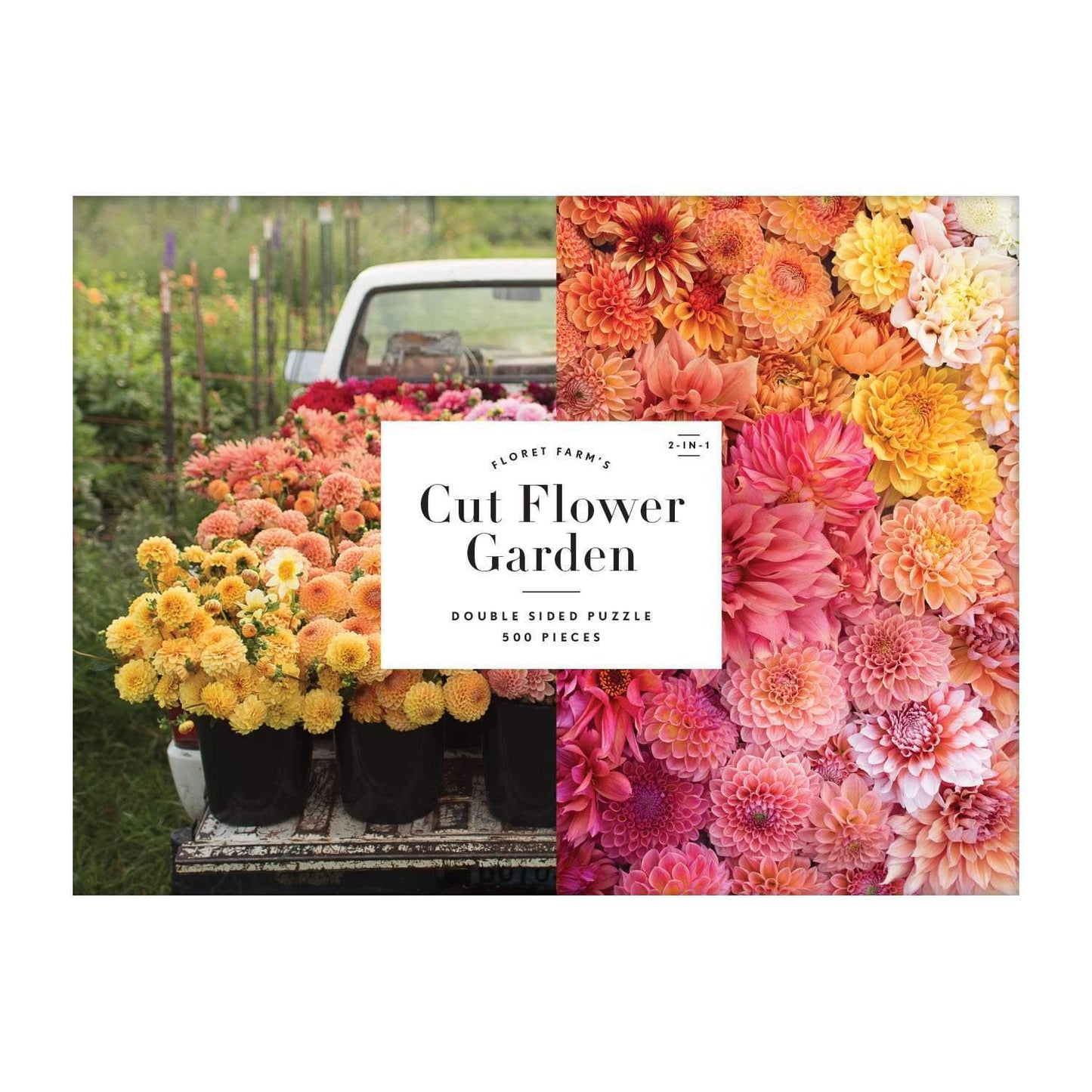 Floret Farm's Cut Flower Garden Double-Sided 500 Piece Puzzle
