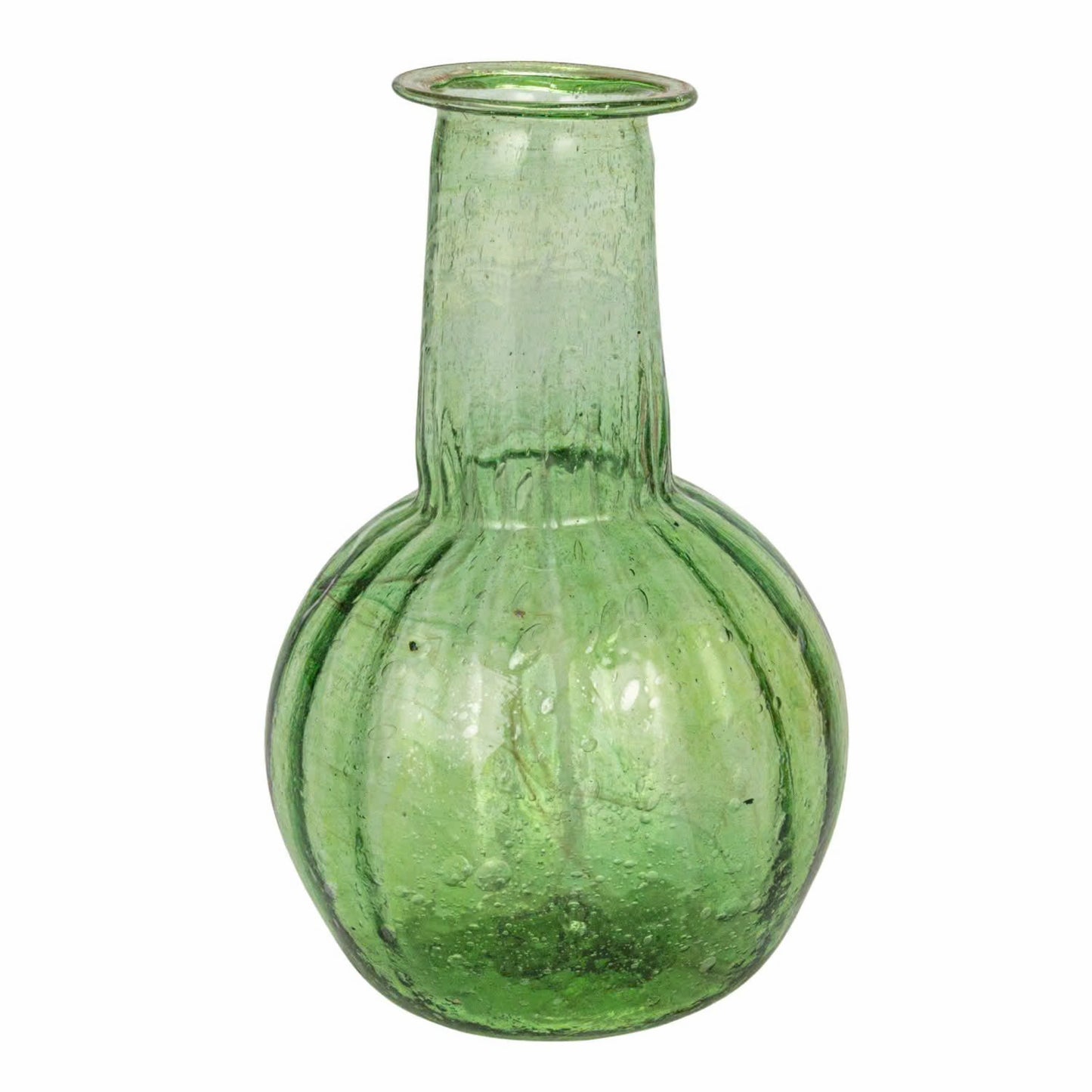 Hand-Blown Recycled Glass Vases (Set of 4)