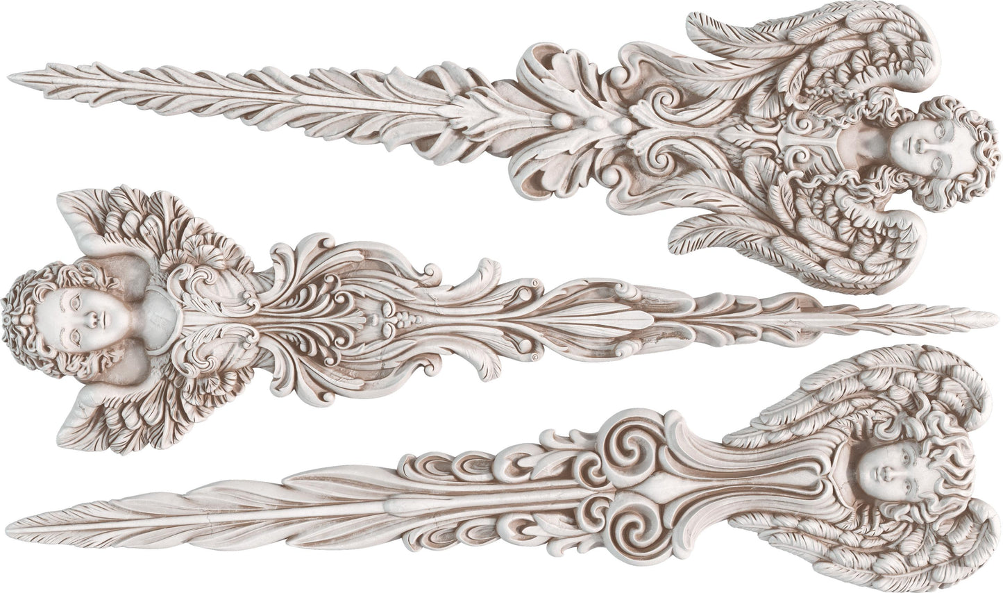 Angelic Tapers 6x10 IOD Mould by Iron Orchid Designs