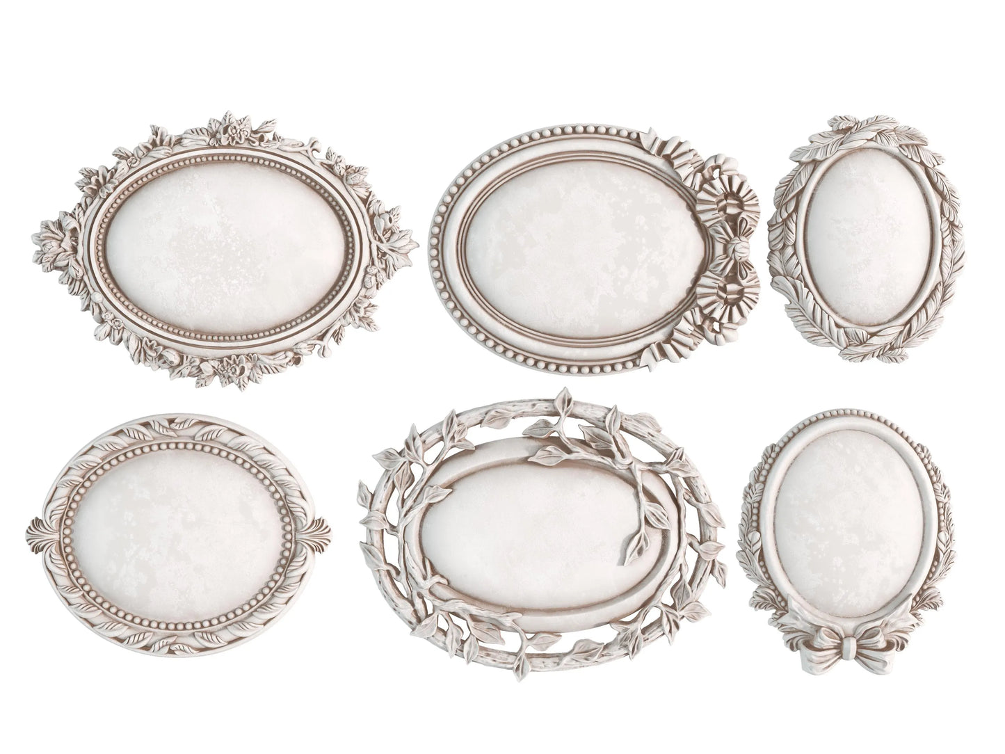 Vintage Brooches 6x10 IOD Mould by Iron Orchid Designs