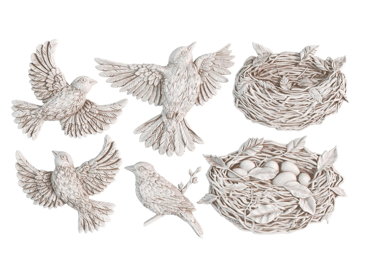 Sparrow's Nest 6x10 IOD Mould by Iron Orchid Designs