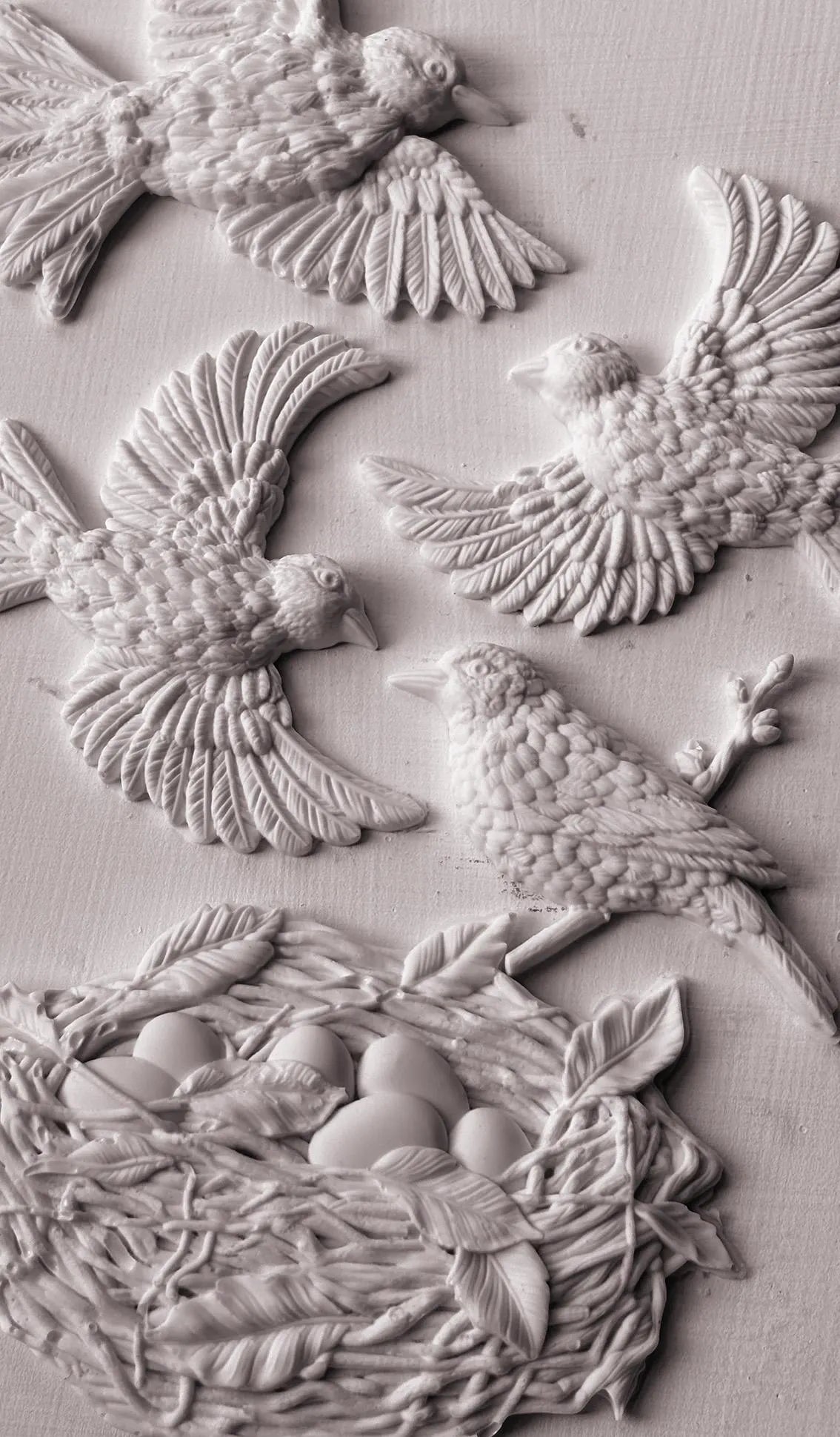 Sparrow's Nest 6x10 IOD Mould by Iron Orchid Designs