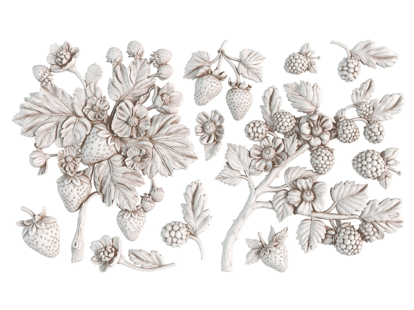 Wild Berries 6x10 IOD Mould by Iron Orchid Designs