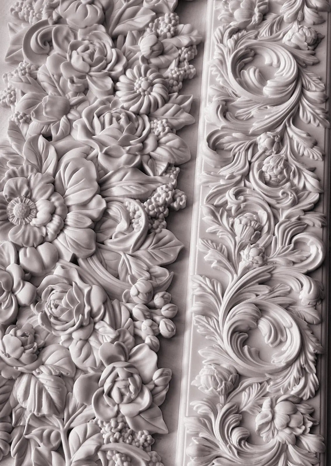 Trimmings 4 6x10 IOD Mould by Iron Orchid Designs