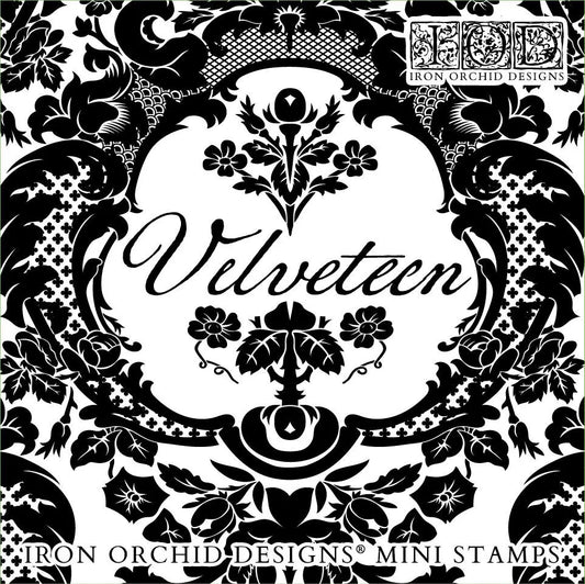 Velveteen 6x6 IOD Decor Stamp by Iron Orchid Designs