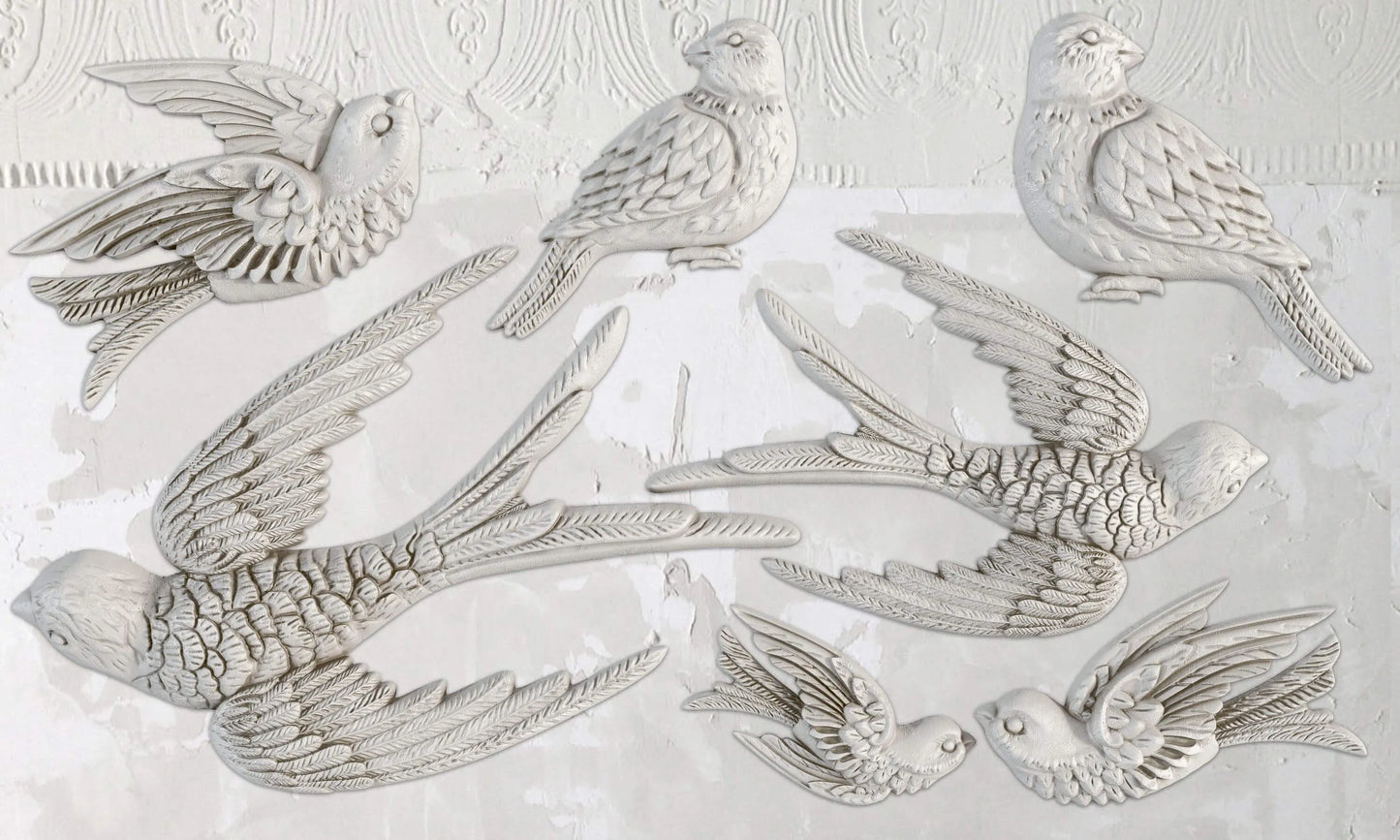 Birdsong 6x10 IOD Mould by Iron Orchid Designs