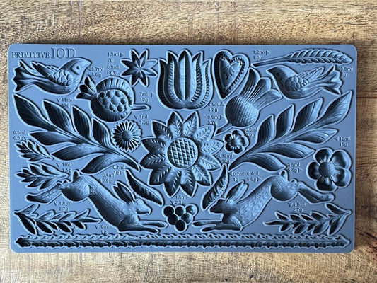 Primitive 6x10 IOD Mould by Iron Orchid Designs