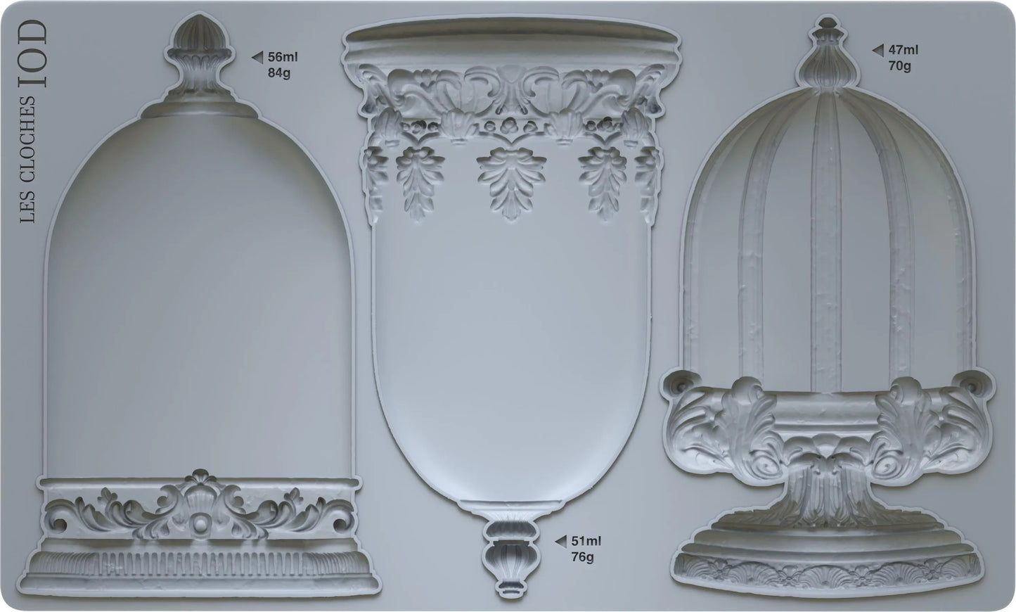 Les Cloches 6x10 IOD Mould by Iron Orchid Designs