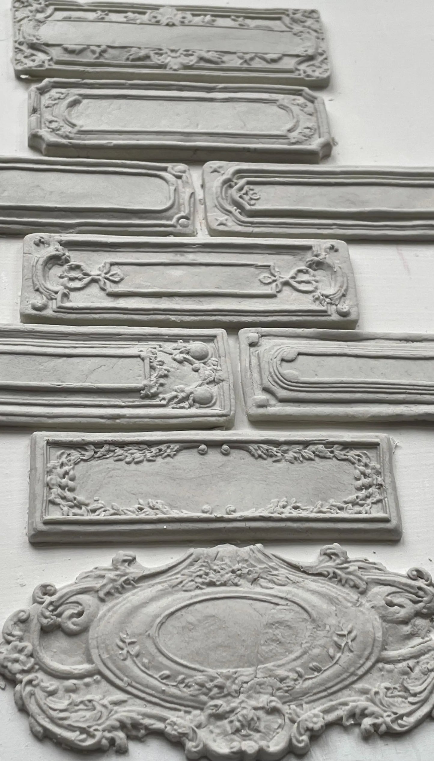 Conservatory Labels 6x10 IOD Mould by Iron Orchid Designs