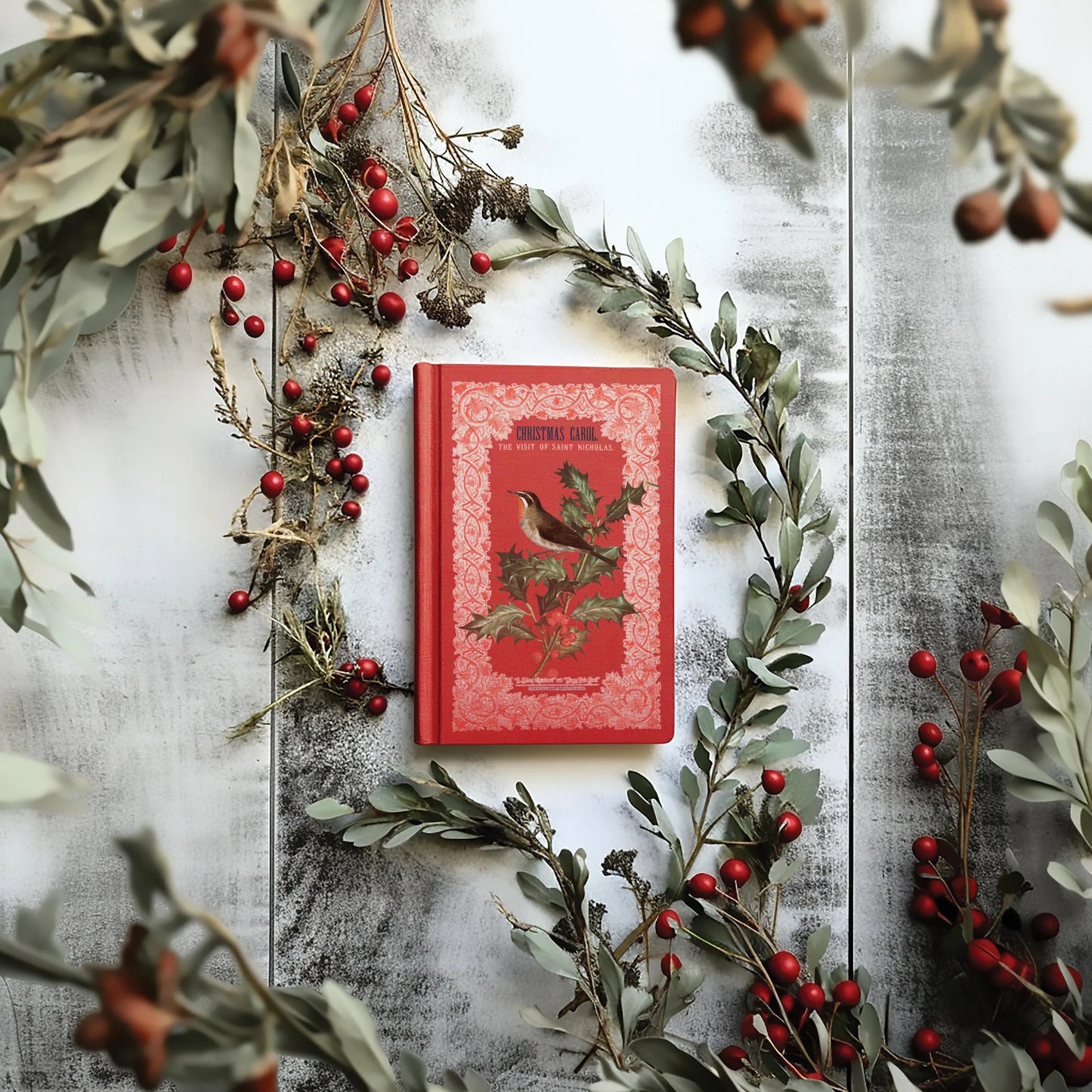 Winter Botanist IOD Transfer 8x12 Pad by Iron Orchid Designs