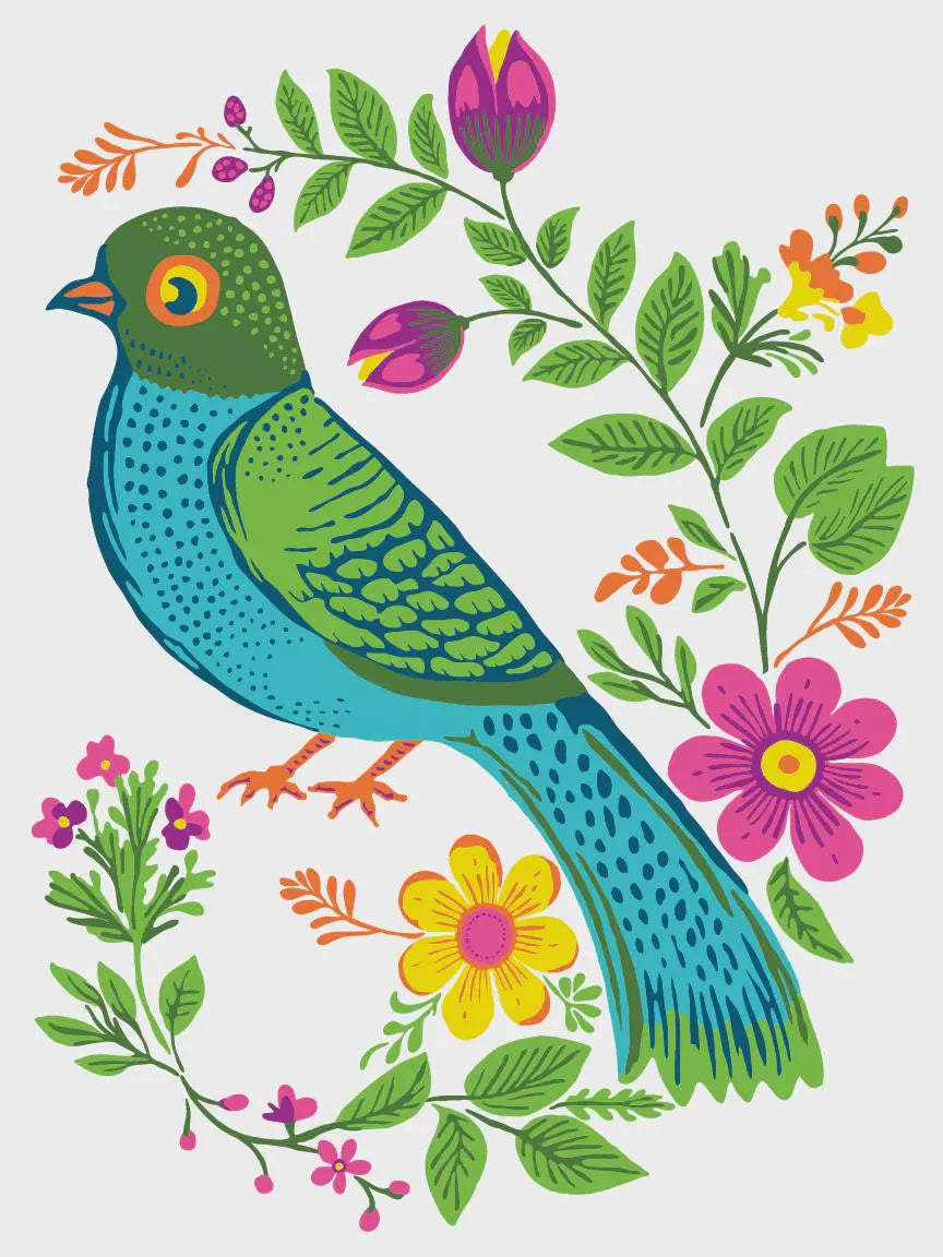 Vida Flora IOD Paint Inlay 12x16 Pad by Iron Orchid Designs