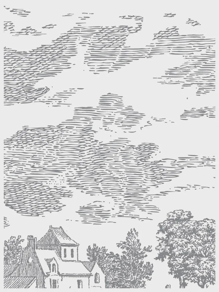 Summer Villa IOD Paint Inlay 12x16 Pad by Iron Orchid Designs