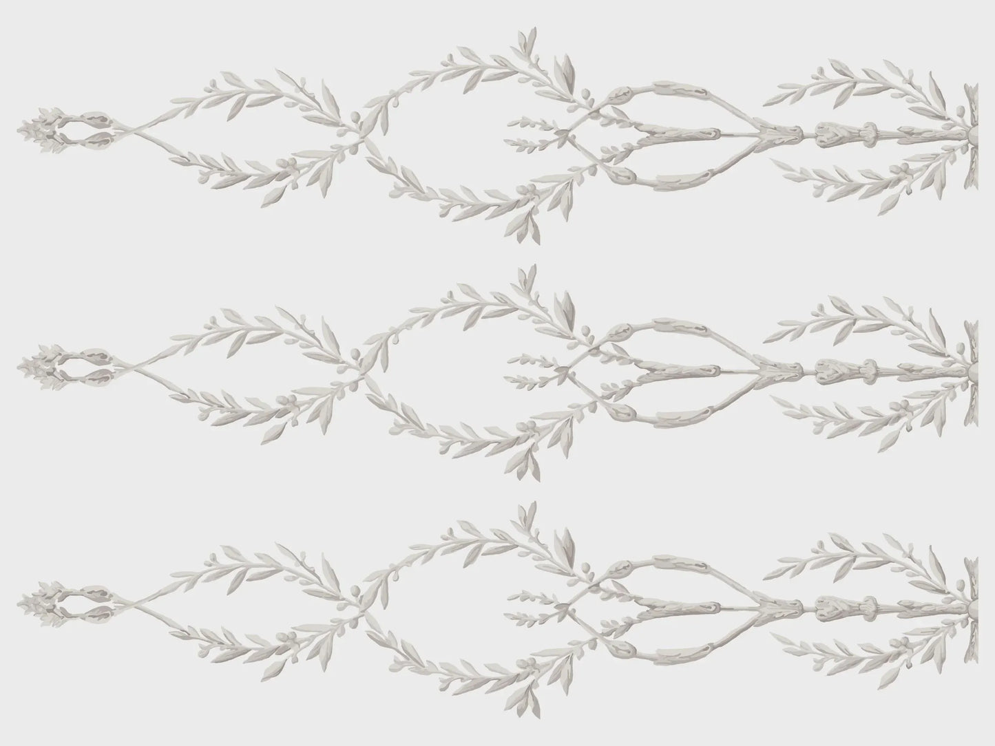 Trompe l'oeil Laurel IOD Paint Inlay 12x16 Pad by Iron Orchid Designs