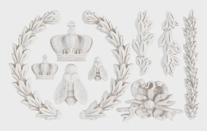 Laurel 6x10 IOD Mould by Iron Orchid Designs
