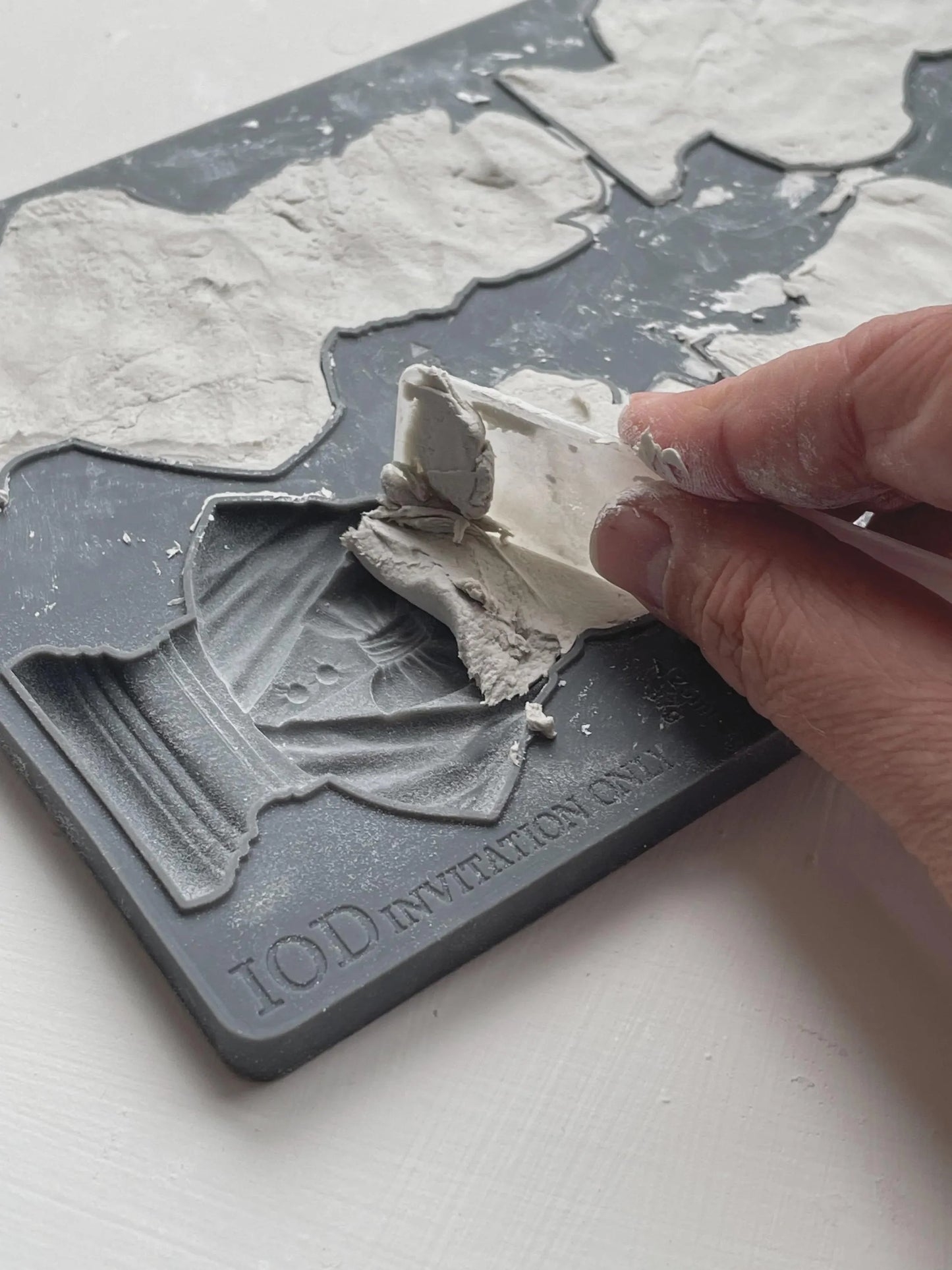 Invitation Only 6x10 IOD Mould by Iron Orchid Designs