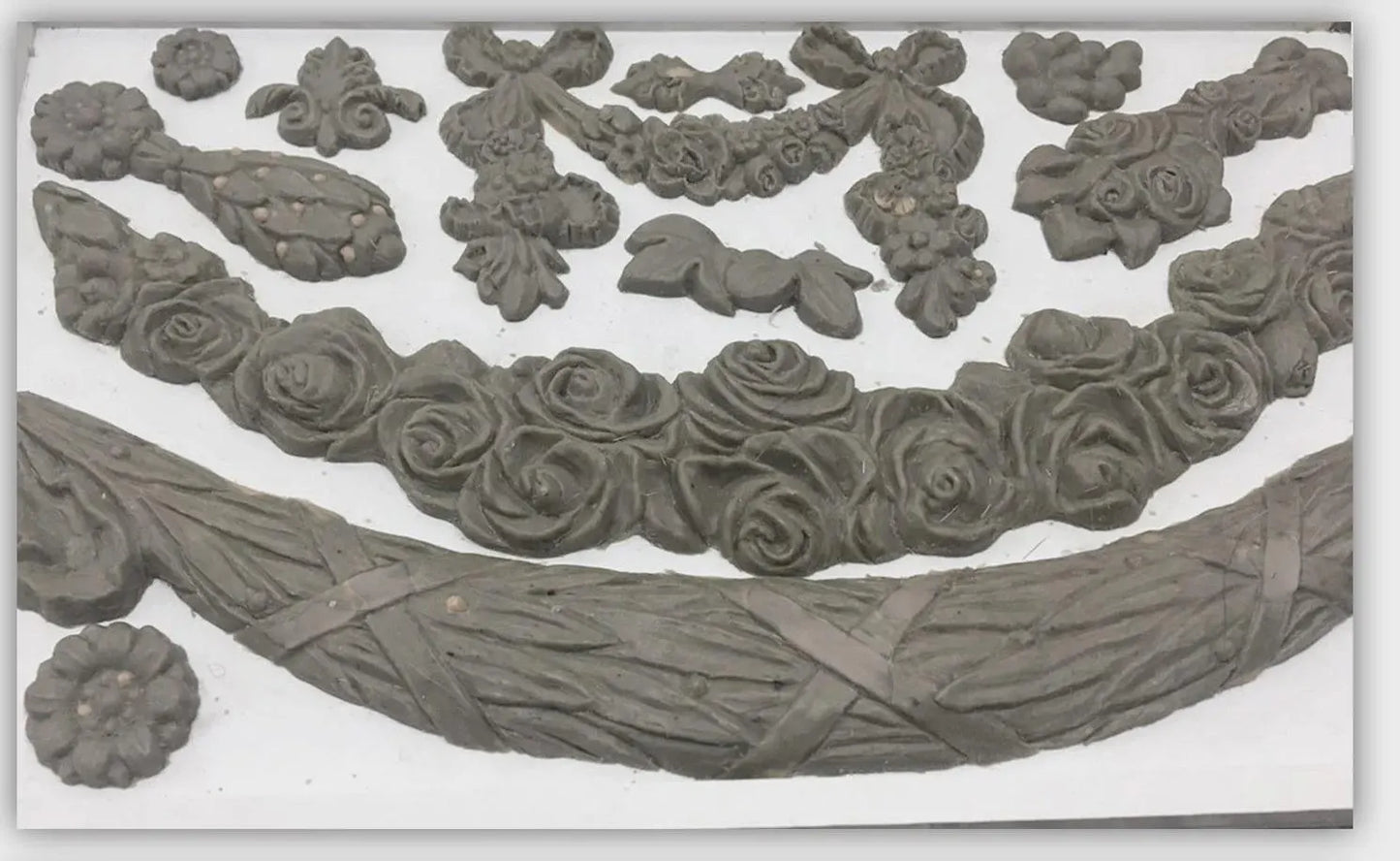 Swags 6x10 IOD Mould by Iron Orchid Designs