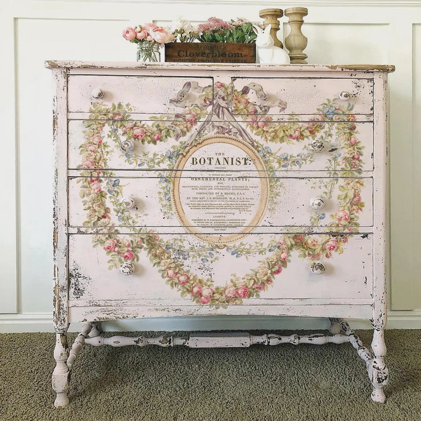The Botanist IOD Transfer 12x16 Pad by Iron Orchid Designs (Retired!)