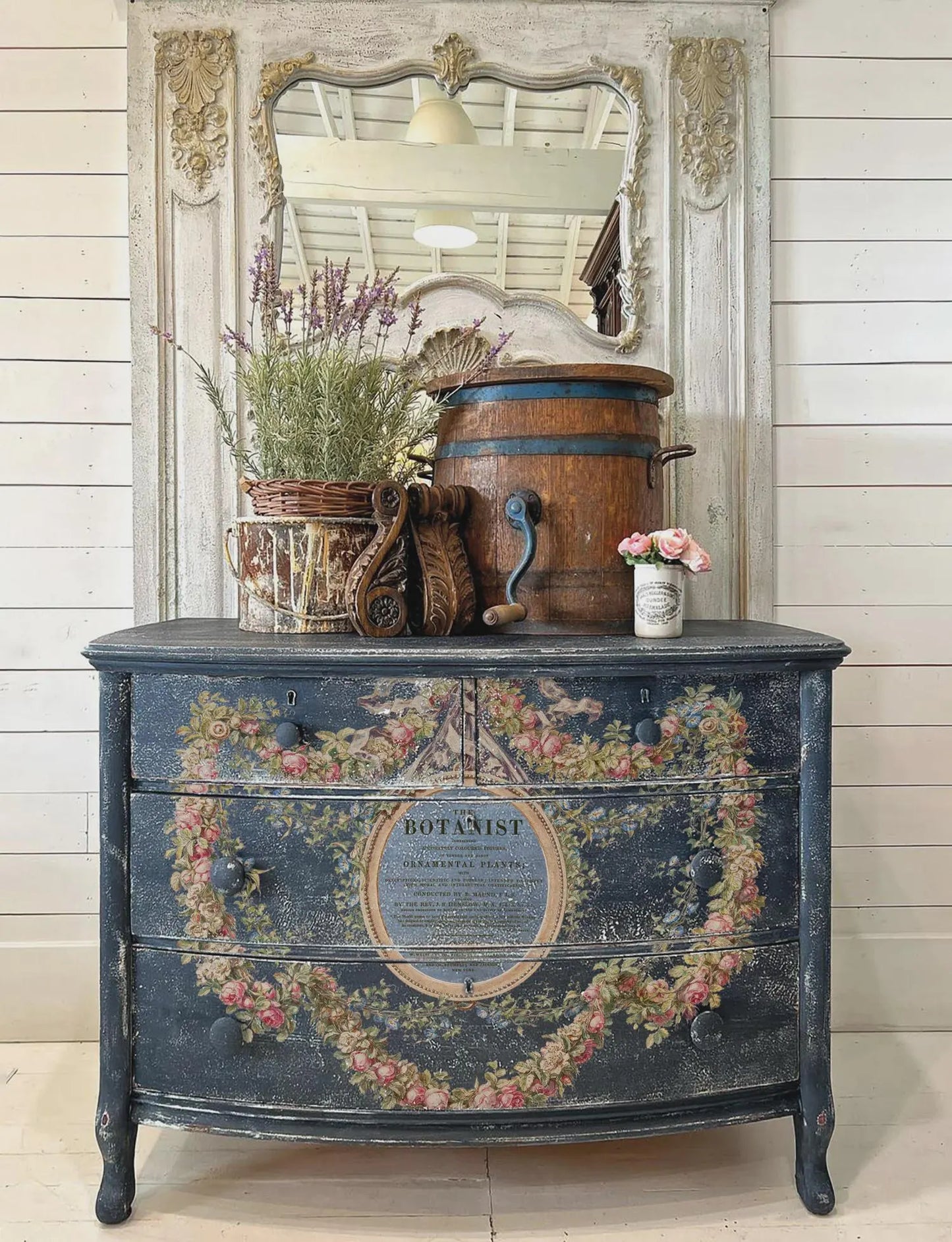 The Botanist IOD Transfer 12x16 Pad by Iron Orchid Designs (Retired!)