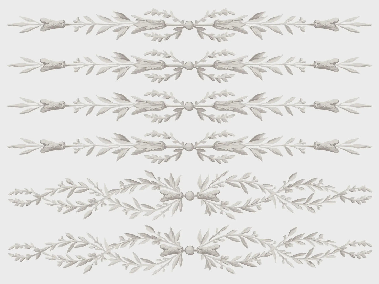 Trompe l'oeil Laurel IOD Paint Inlay 12x16 Pad by Iron Orchid Designs