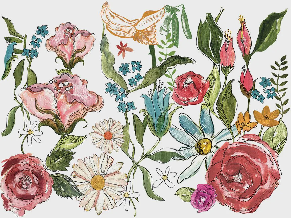 Wander IOD Transfer 12x16 Pad by Iron Orchid Designs