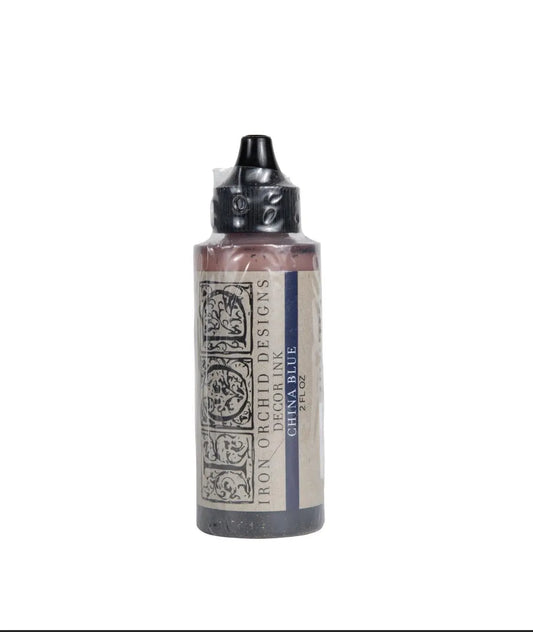 IOD Decor Ink China Blue 2 oz.