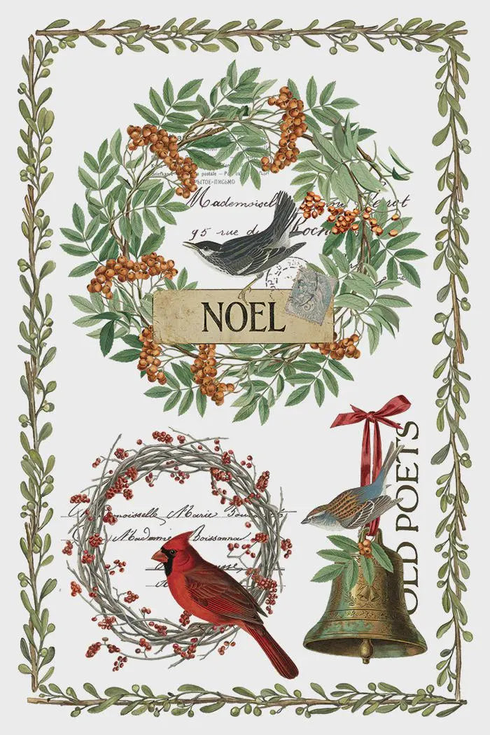 Winter's Calling IOD Transfer 8x12 Pad by Iron Orchid Designs (NEW!)