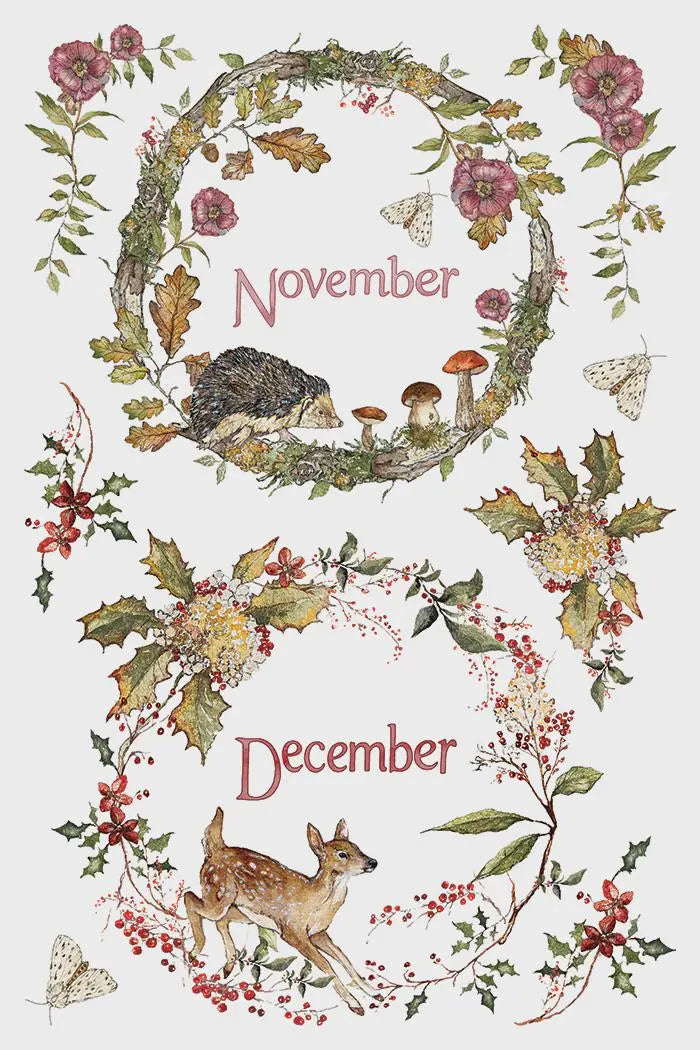 The Bramblewood Diaries IOD Transfer 8x12 Pad by Iron Orchid Designs (NEW!)