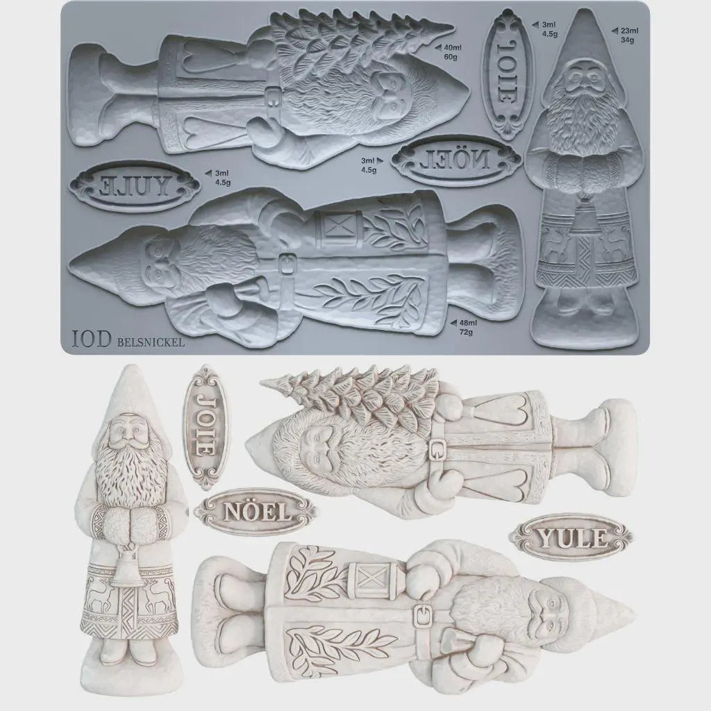Belsnickel 6x10 IOD Mould by Iron Orchid Designs (NEW!)