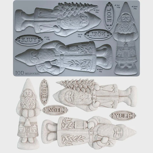 Belsnickel 6x10 IOD Mould by Iron Orchid Designs (NEW!)