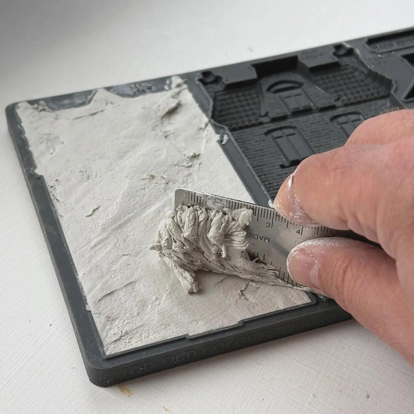 Old Colchester Road 6x10 IOD Mould by Iron Orchid Designs (NEW!)