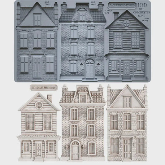 Old Colchester Road 6x10 IOD Mould by Iron Orchid Designs (NEW!)