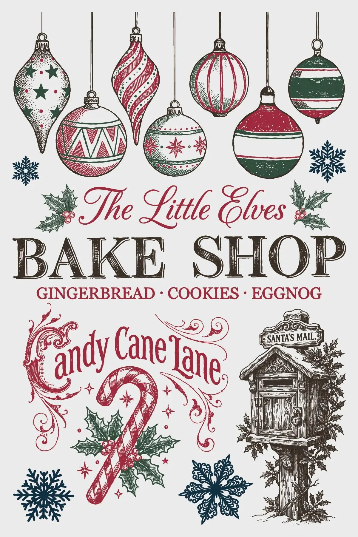 The North Pole Co. IOD Paint Inlay 8x12 Pad by Iron Orchid Designs (NEW!)