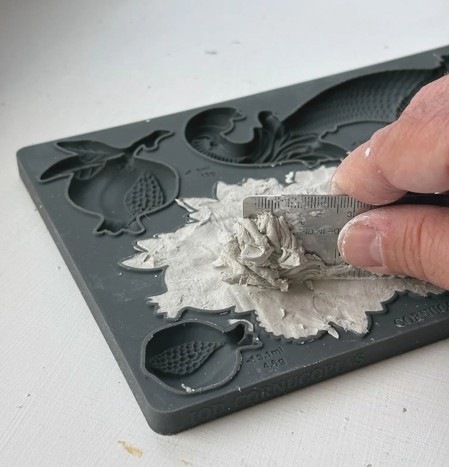 Cornucopias 6x10 IOD Mould by Iron Orchid Designs (NEW!)