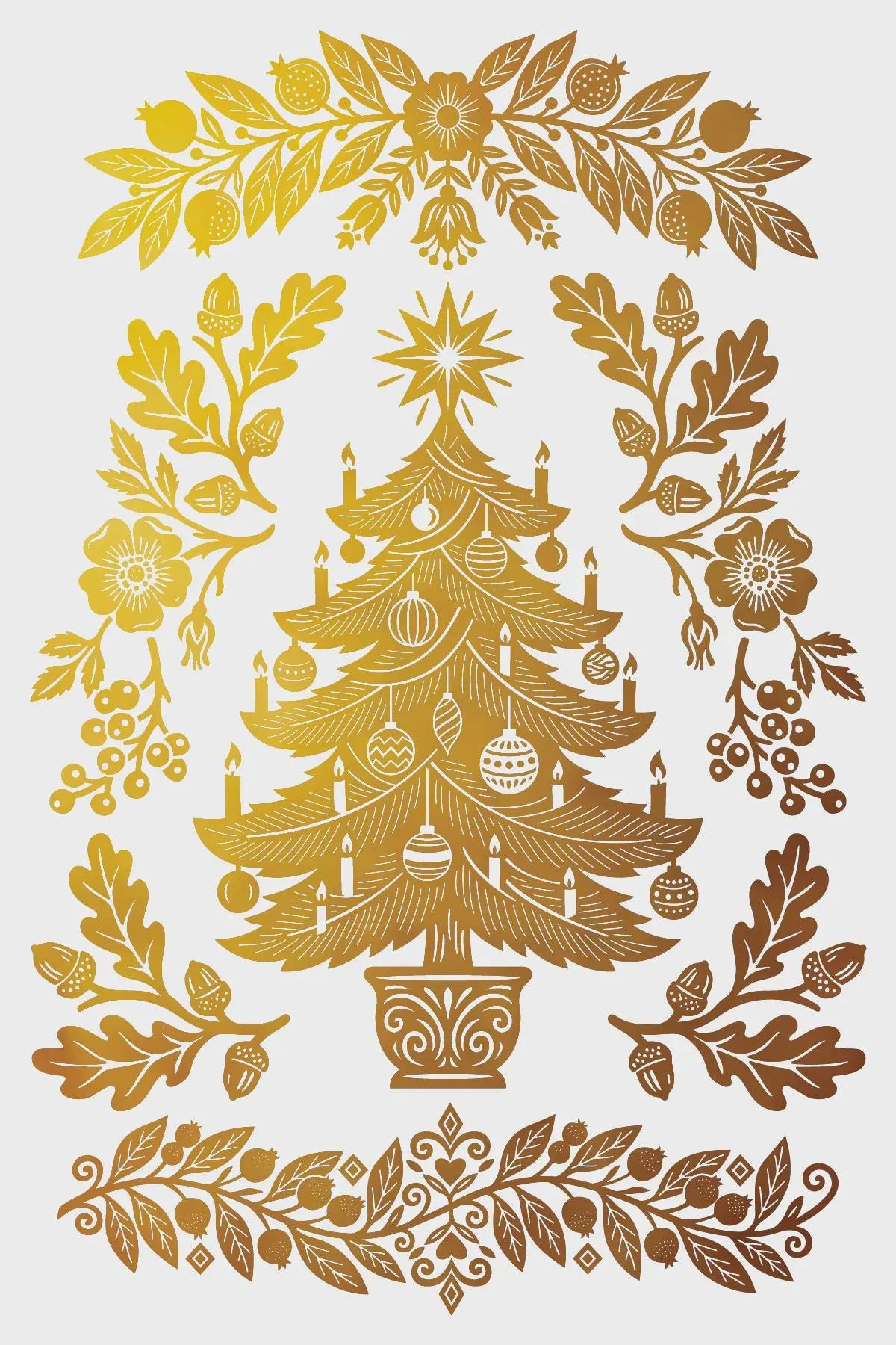 Angels Sing IOD Foil Transfer 8x12 Pad by Iron Orchid Designs (NEW!)