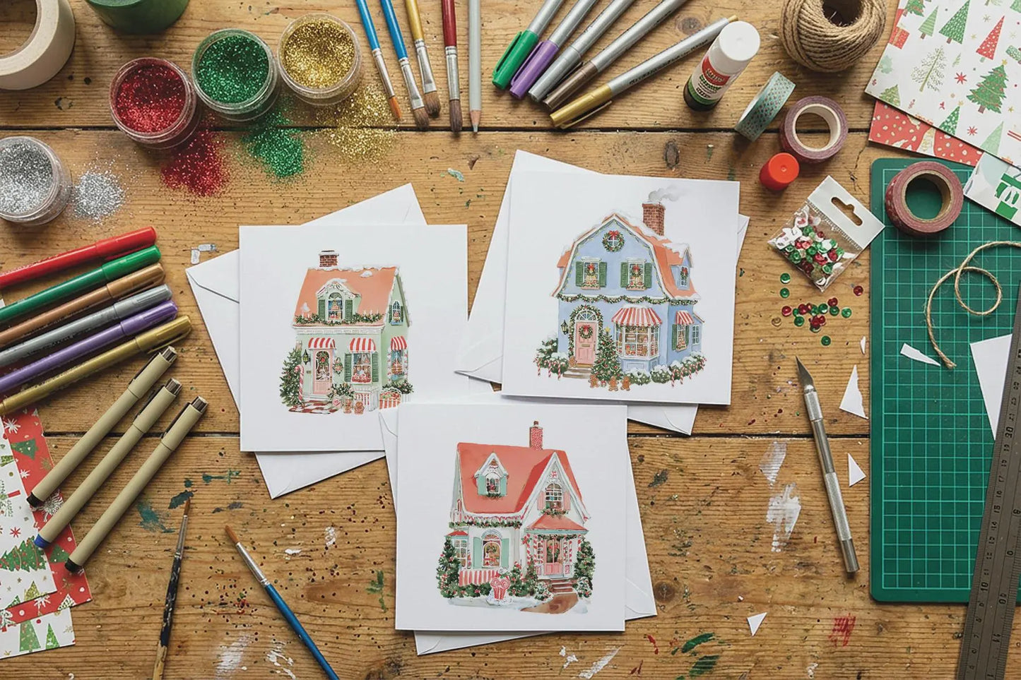 Darling Holiday IOD Transfer 8x12 Pad by Iron Orchid Designs (NEW!)