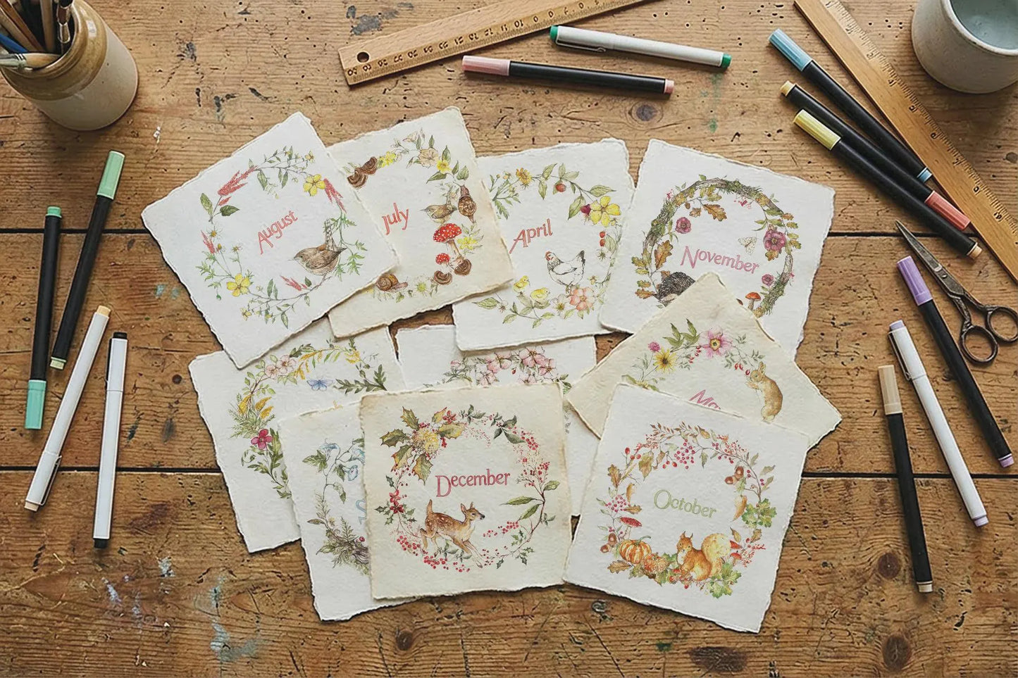 The Bramblewood Diaries IOD Transfer 8x12 Pad by Iron Orchid Designs (NEW!)