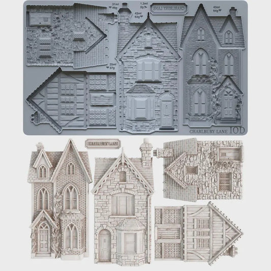 Charlbury Lane 6x10 IOD Mould by Iron Orchid Designs (NEW!)