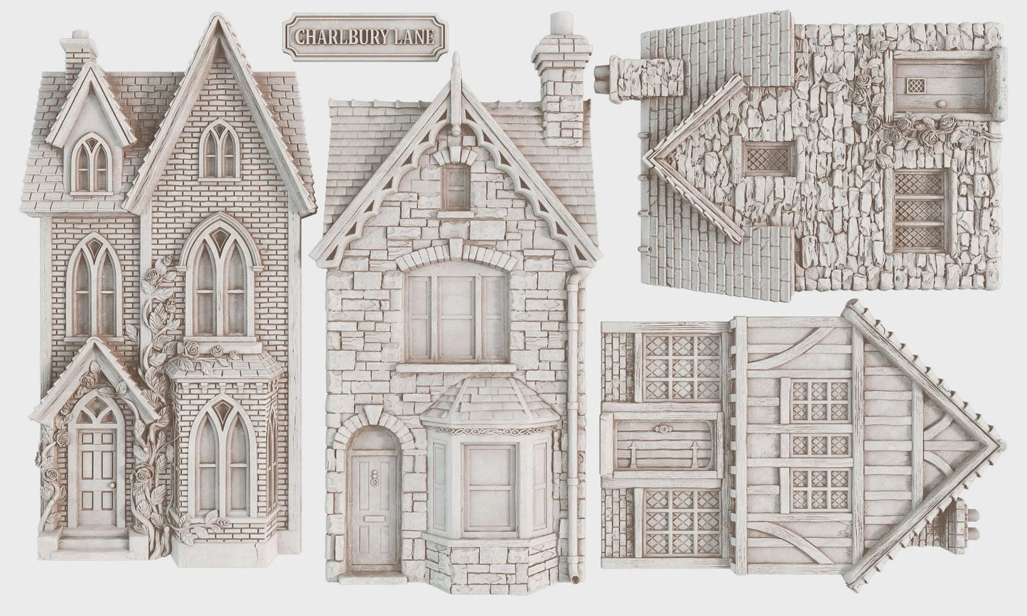Charlbury Lane 6x10 IOD Mould by Iron Orchid Designs (NEW!)