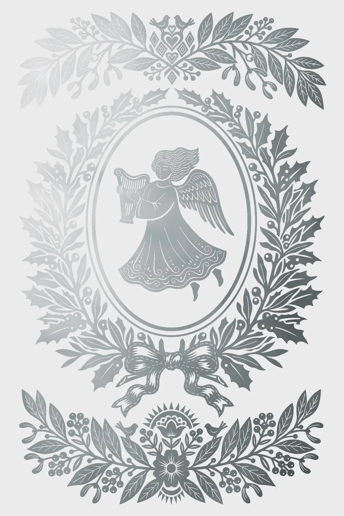 Angels Sing IOD Foil Transfer 8x12 Pad by Iron Orchid Designs (NEW!)