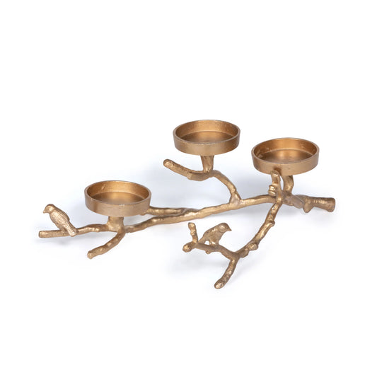 Bird Perch Candle Holder Centerpiece