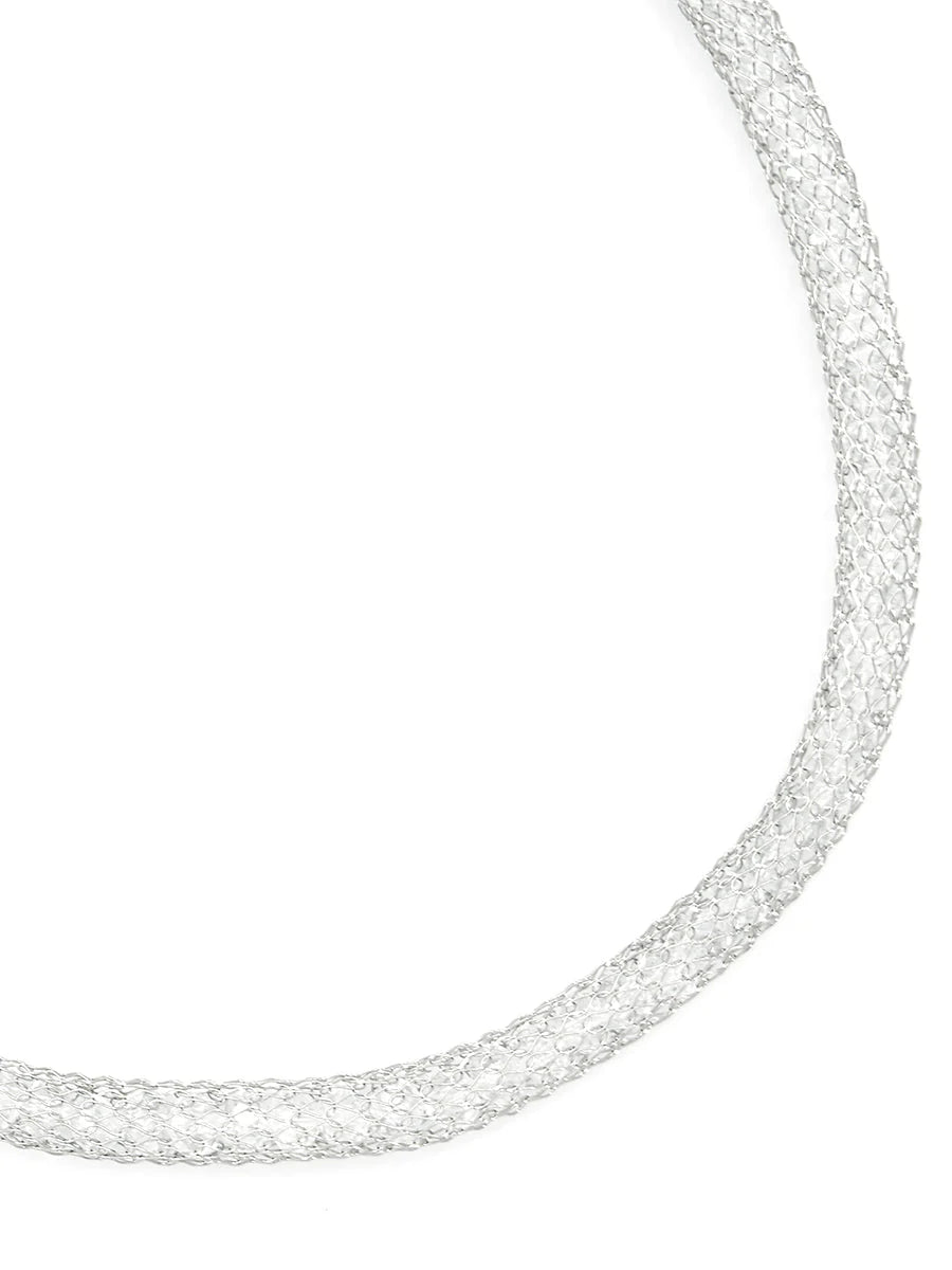 Crystal Clear Tube Necklace
