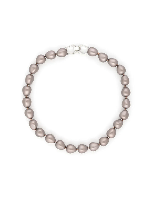 Classically Chic Pearl Strand Necklace - Champagne