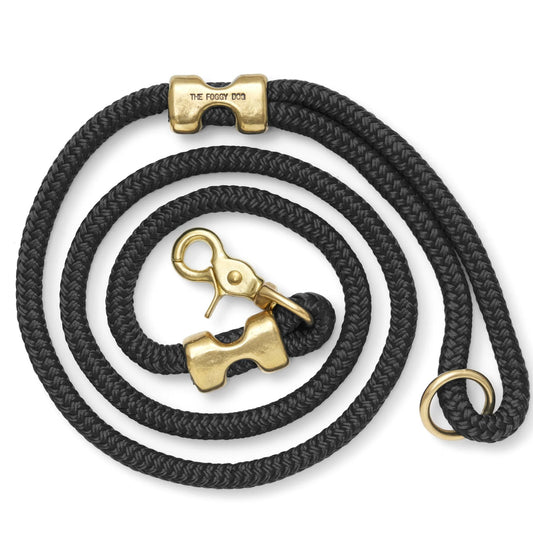 Onyx Marine Rope Dog Leash by The Foggy Dog