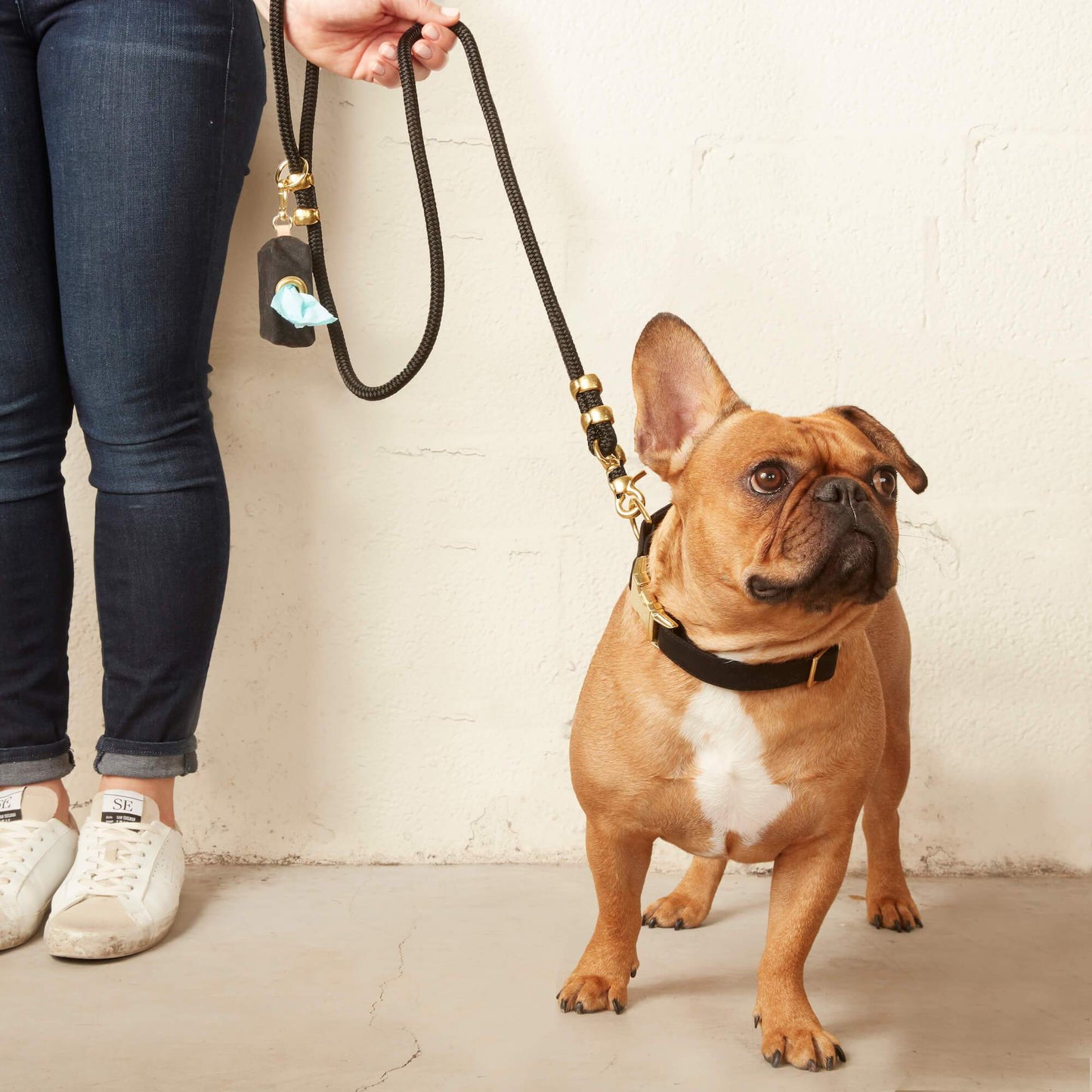 Onyx Marine Rope Dog Leash by The Foggy Dog