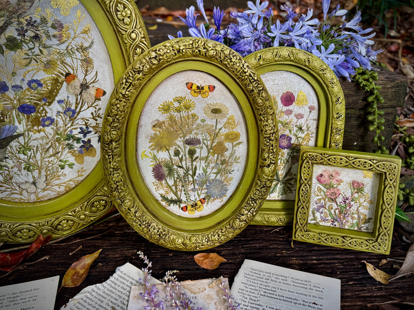 Flora Greca IOD Transfer 8x12 Pad by Iron Orchid Designs
