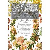 Lover of Flowers IOD Transfer 8x12 Pad by Iron Orchid Design