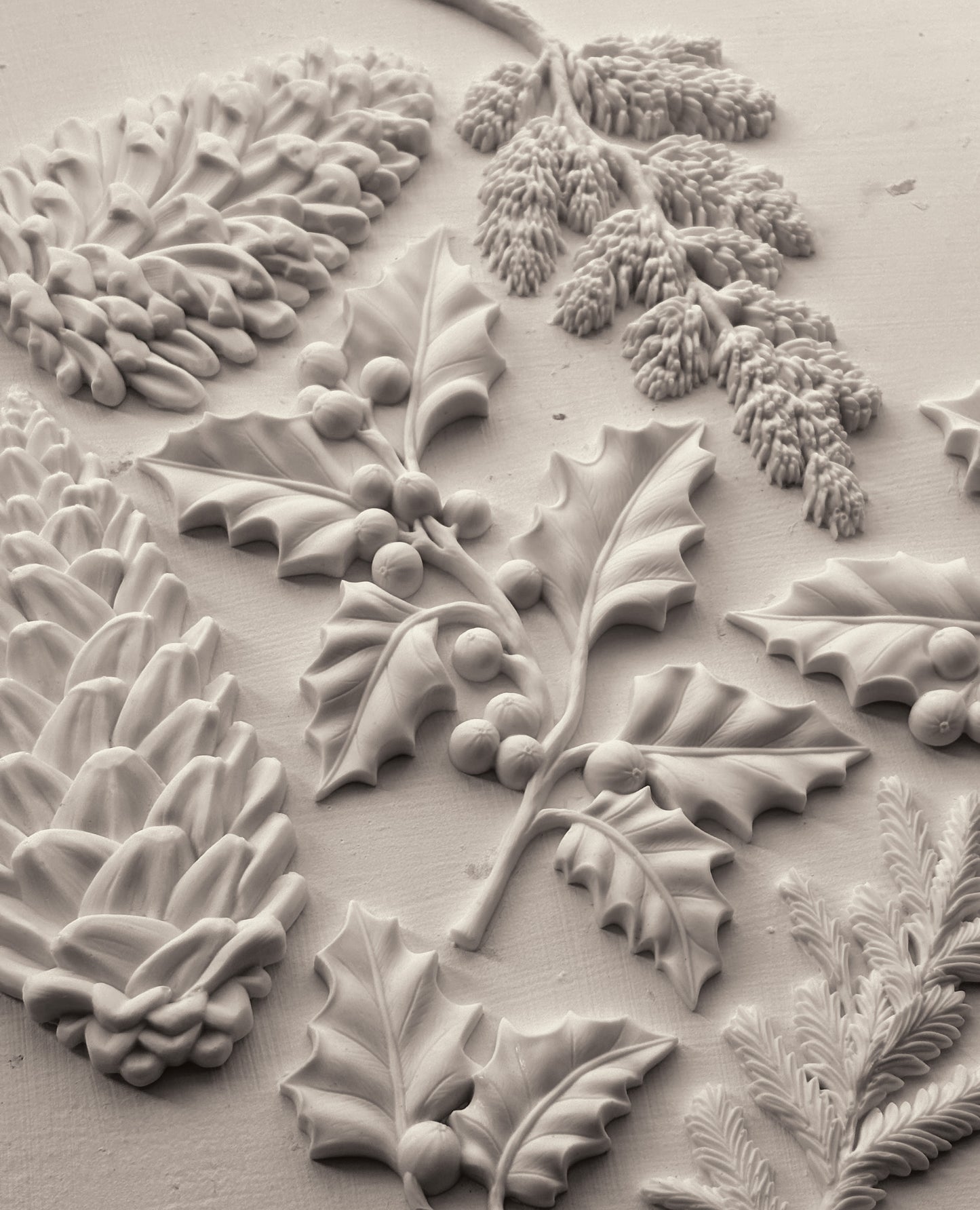 Winter Forage 6x10 IOD Mould by Iron Orchid Designs