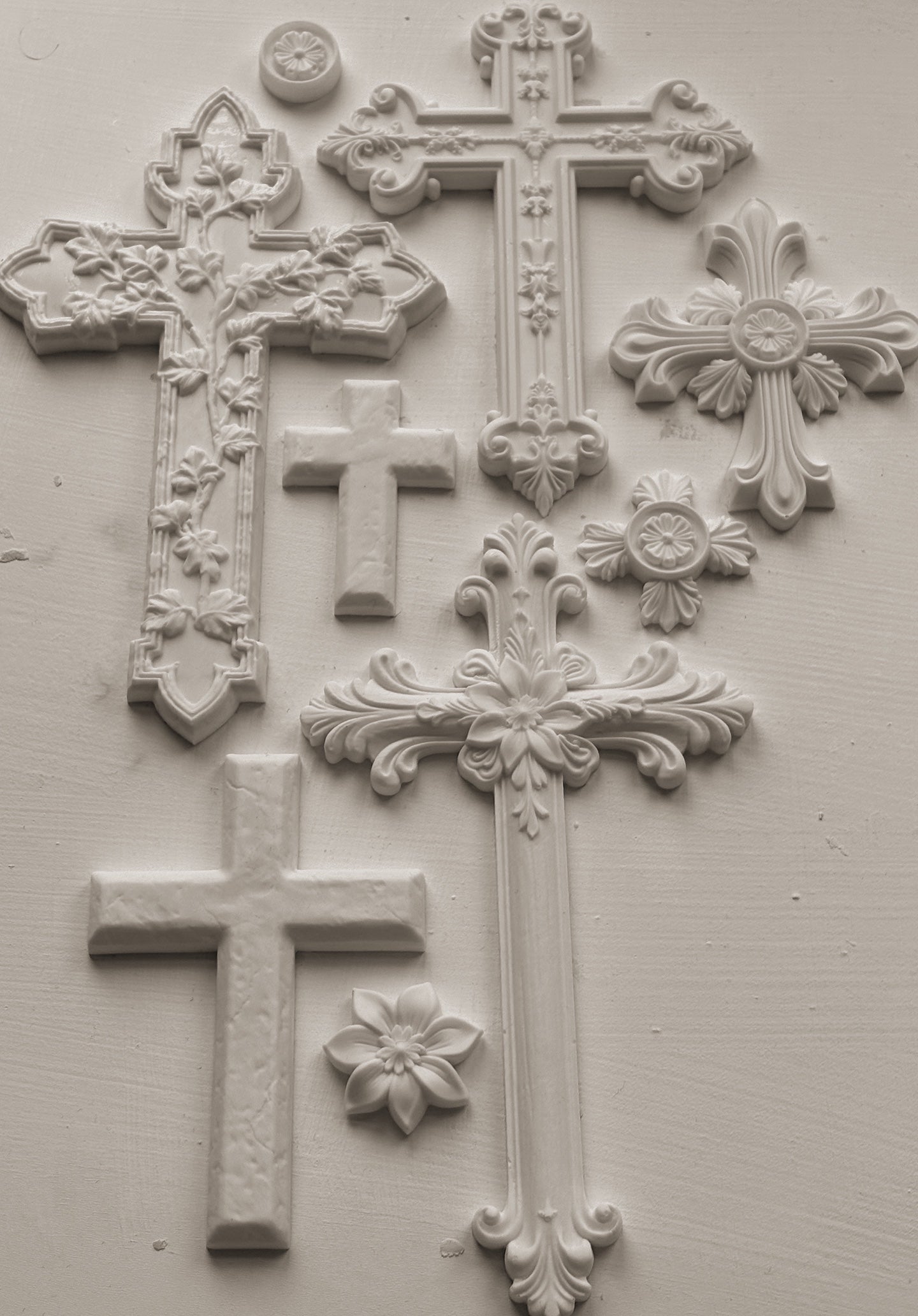 Les Croix 6x10 IOD Mould by Iron Orchid Designs