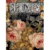 Collage de Fleurs IOD Transfer 12x16 Pad by Iron Orchid Designs