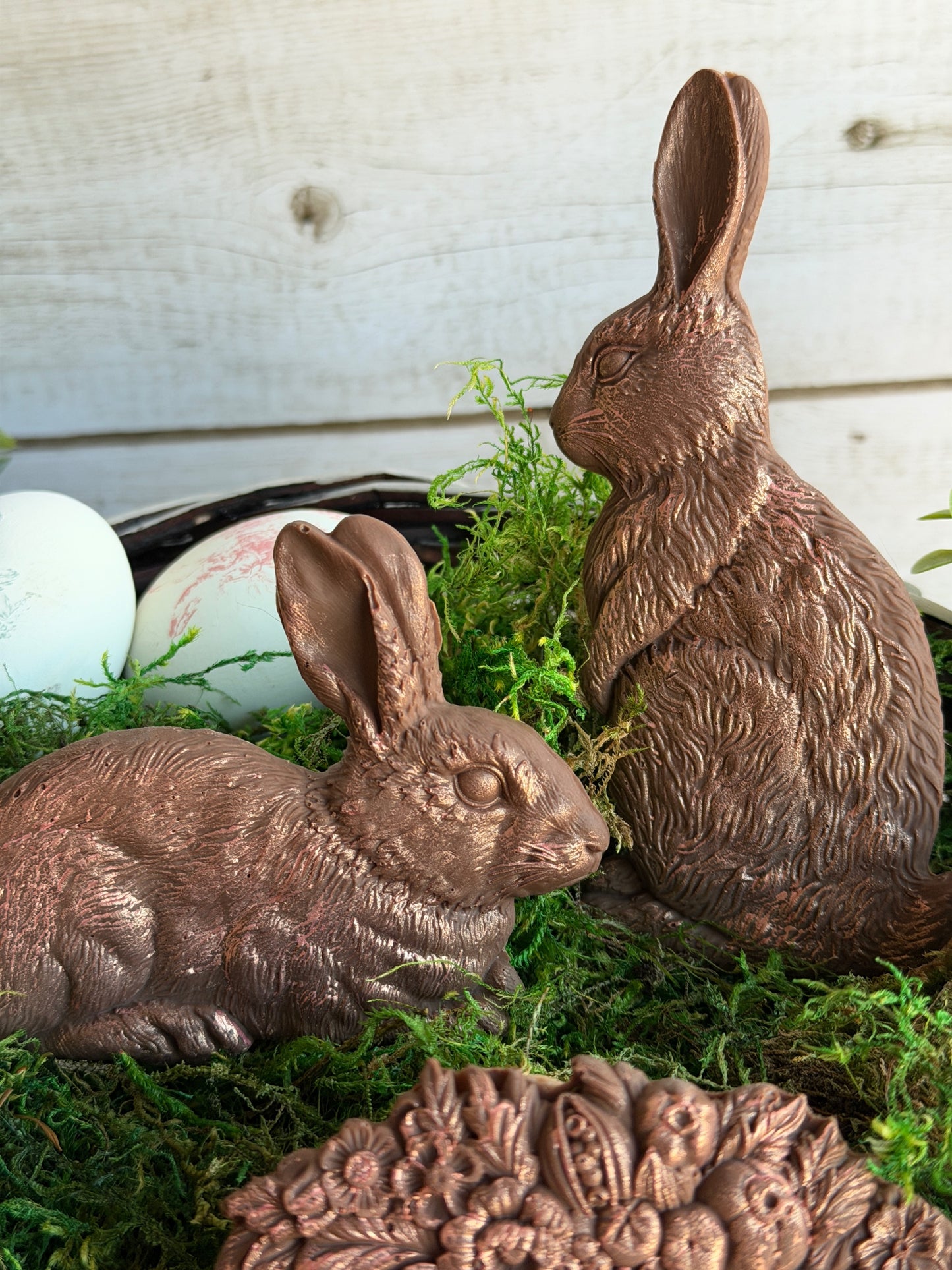 Les Lapins 6x10 IOD Mould by Iron Orchid Designs